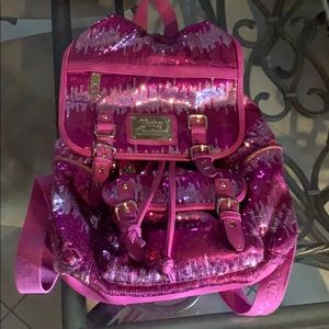 Juicy Couture Pink Sequin Backpack